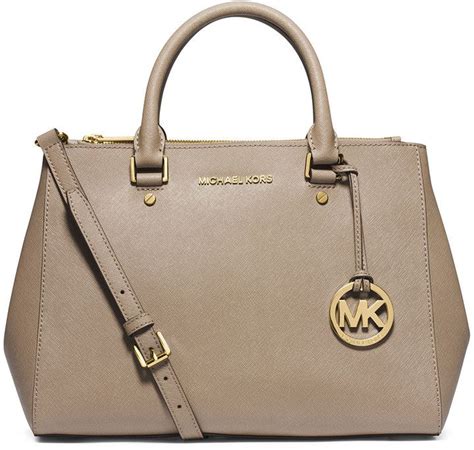 michael michael kors sutton medium satchel bag dark dune|MICHAEL Michael Kors Sutton Medium Satchel .